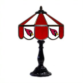 Arizona Cardinals 21' Stained Glass Table Lamp