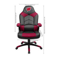 Load image into Gallery viewer, Wisconsin Badgers Oversized Gaming Chair