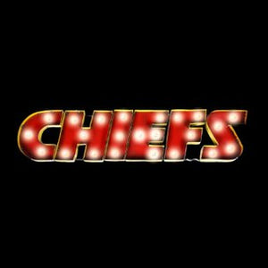 Kansas City Chiefs Lighted Recycled Metal Sign