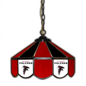 Atlanta Falcons 14-in. Stained Glass Pub Light