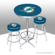 Load image into Gallery viewer, Miami Dolphins Chrome Pub Table