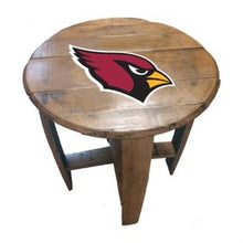 Load image into Gallery viewer, Arizona Cardinals Oak Barrel Table