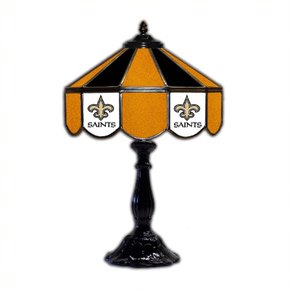 New Orleans Saints 21' Stained Glass Table Lamp