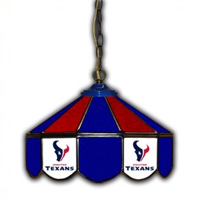 Houston Texans 14-in. Stained Glass Pub Light