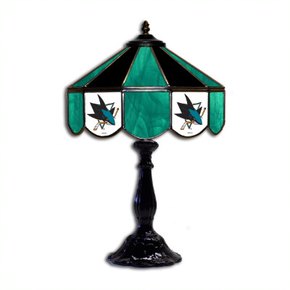 San Jose Sharks 21' Stained Glass Table Lamp