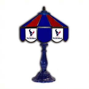Houston Texans 21' Stained Glass Table Lamp