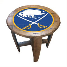 Load image into Gallery viewer, Buffalo Sabres Oak Barrel Table