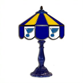 St. Louis Blues 21' Stained Glass Table Lamp
