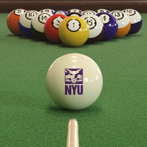 NYU Violets Cue Ball