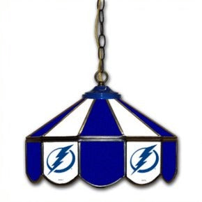 Tampa Bay Lightning 14-in. Stained Glass Pub Light