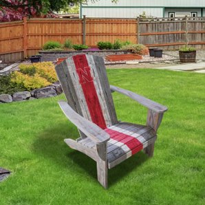 Nebraska Cornhuskers Wood Adirondack Chair