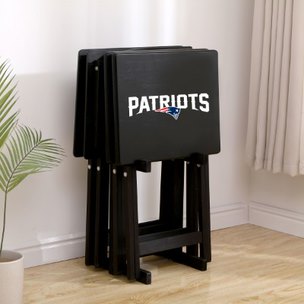 New England Patriots TV Snack Tray Set