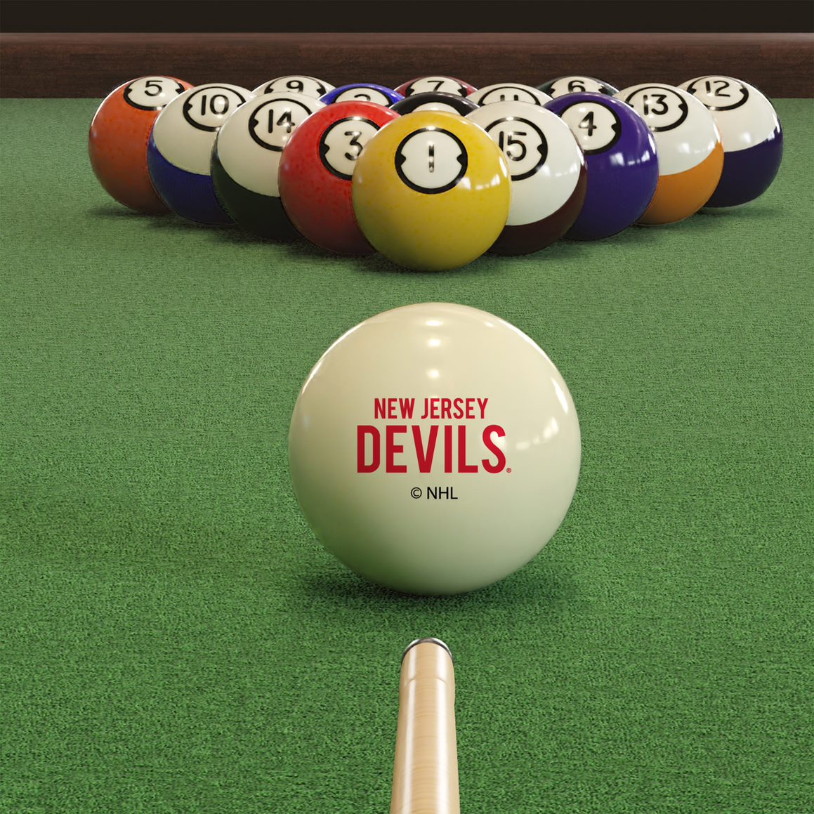 New Jersey Devils Cue Ball