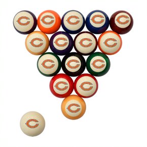 Chicago Bears Retro Billiard Ball Sets