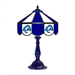 Los Angeles Rams 21' Stained Glass Table Lamp