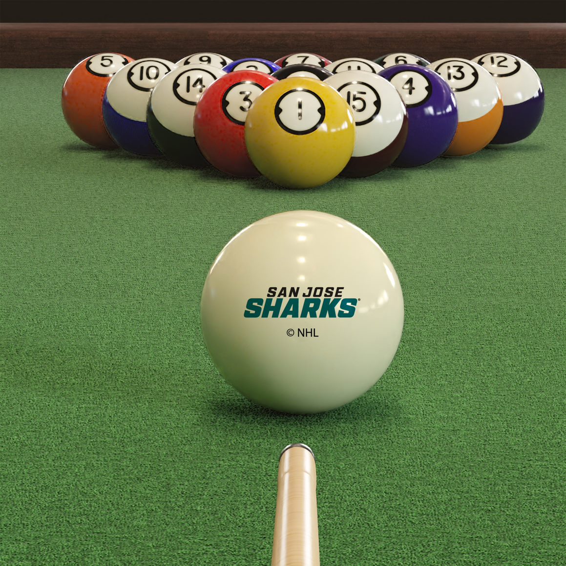 San Jose Sharks Cue Ball