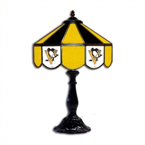 Pittsburgh Penguins 21' Stained Glass Table Lamp