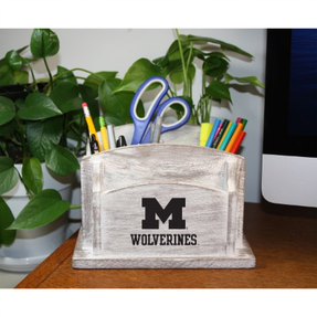 Michigan Wolverines Desk Organizer