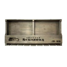 Load image into Gallery viewer, Seattle Seahawks Reclaimed Bar Shelf
