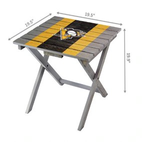 Pittsburgh Penguins Folding Adirondack Table