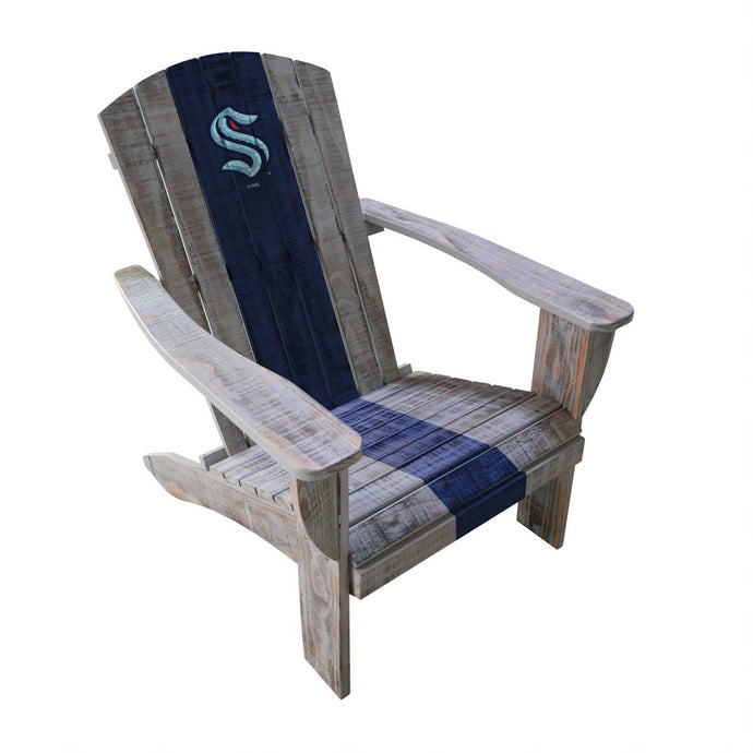 Seattle Kraken Wood Adirondack Chair