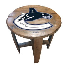 Load image into Gallery viewer, Vancouver Canucks Oak Barrel Table