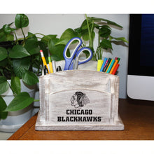 Load image into Gallery viewer, Chicago Blackhawks Desk Organizer