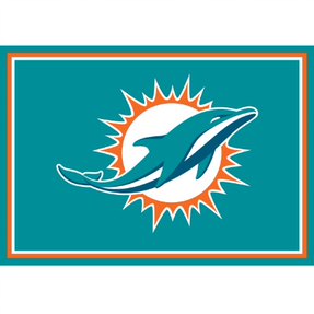 Miami Dolphins 3x4 Area Rug