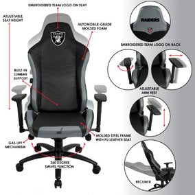 Las Vegas Raiders Pro Series Gaming Chair