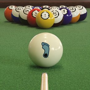 North Carolina Tar Heels Cue Ball