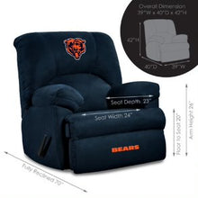 Load image into Gallery viewer, Chicago Bears GM Recliner