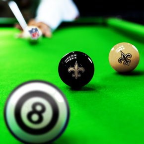 New Orleans Saints Billiard Balls with Numbers