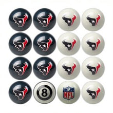 Load image into Gallery viewer, Houston Texans Billiard Balls with Numbers