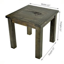 Load image into Gallery viewer, New England Patriots Reclaimed Side Table