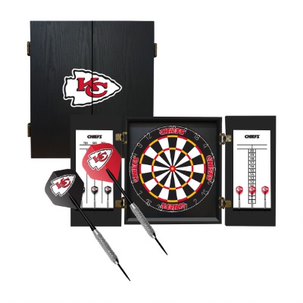 Kansas City Chiefs Fan's Choice Dartboard Set