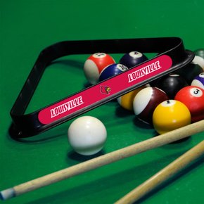 Louisville Cardinals Plastic 8-Ball Rack