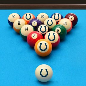 Indianapolis Colts Retro Billiard Ball Sets