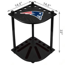 Load image into Gallery viewer, New England Patriots Corner Cue Rack