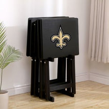 Load image into Gallery viewer, New Orleans Saints TV Snack Tray Set