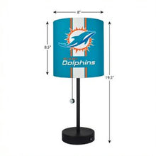 Load image into Gallery viewer, Miami Dolphins Desk/Table Lamp