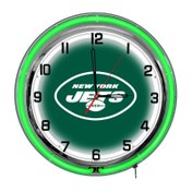 Load image into Gallery viewer, New York Jets 18&quot; Neon Clock