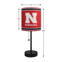 Load image into Gallery viewer, Nebraska Cornhuskers Desk/Table Lamp