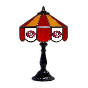 San Francisco 49ers 21' Stained Glass Table Lamp