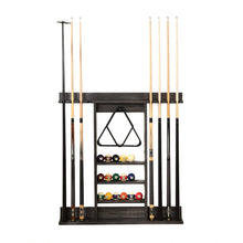 Load image into Gallery viewer, HB Home Charcoal Billiards Wall Rack