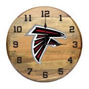 Load image into Gallery viewer, Atlanta Falcons Oak Barrel Clock