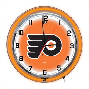 Philadelphia Flyers 18" Neon Clock