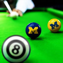 Load image into Gallery viewer, Michigan Wolverines Billiard Balls with Numbers