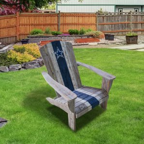 Dallas Cowboys Wood Adirondack Chair