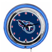 Load image into Gallery viewer, Tennessee Titans 14&quot; Neon Clock