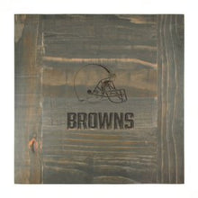 Load image into Gallery viewer, Cleveland Browns Reclaimed Side Table